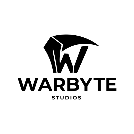 Warbyte logo, black